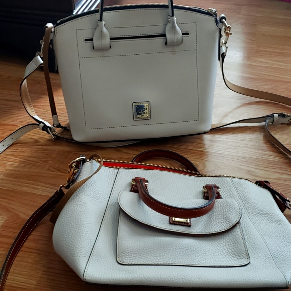 Two authentic Dooney & Bourke crossbody purses